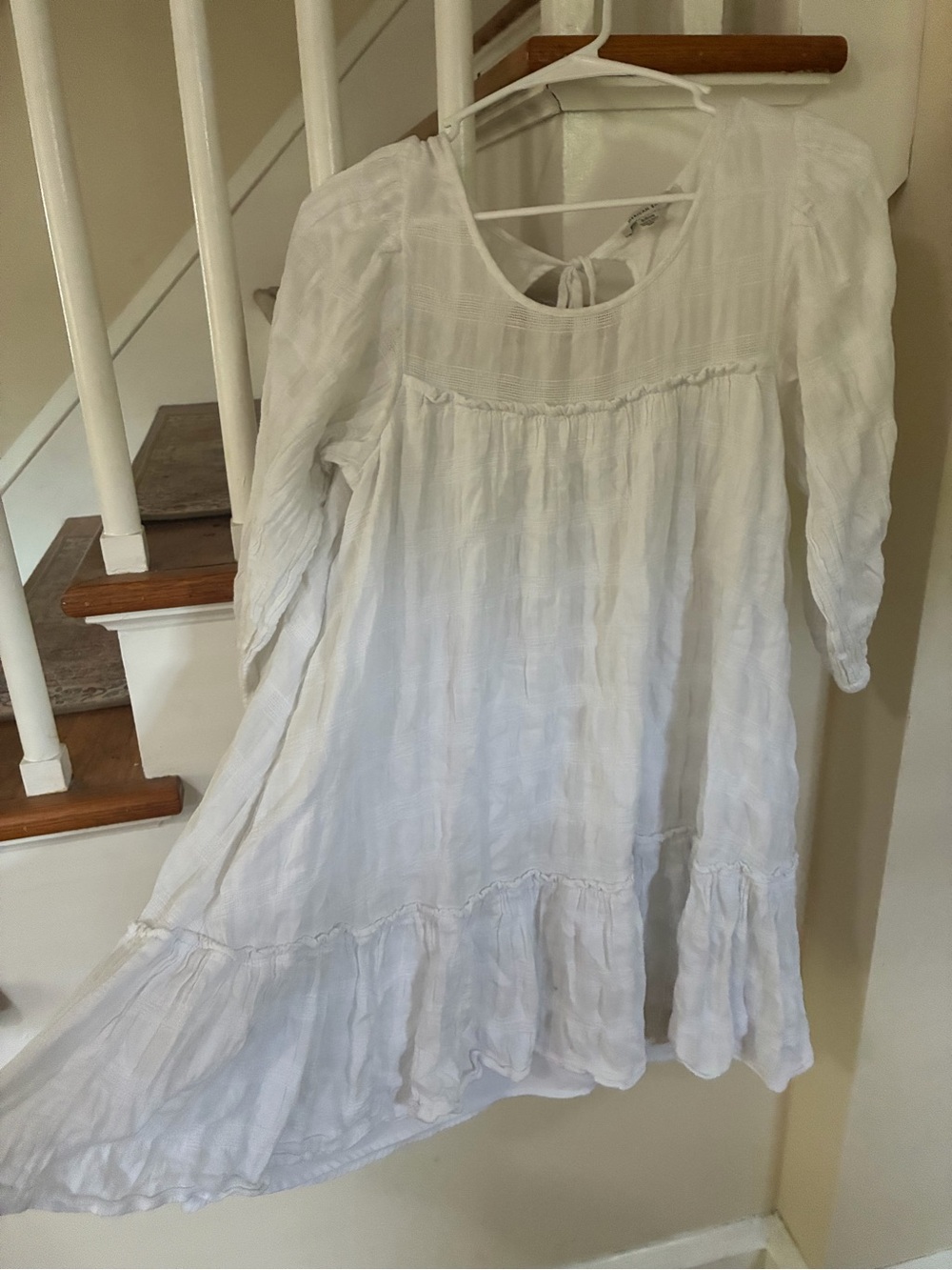 White American eagle Dress